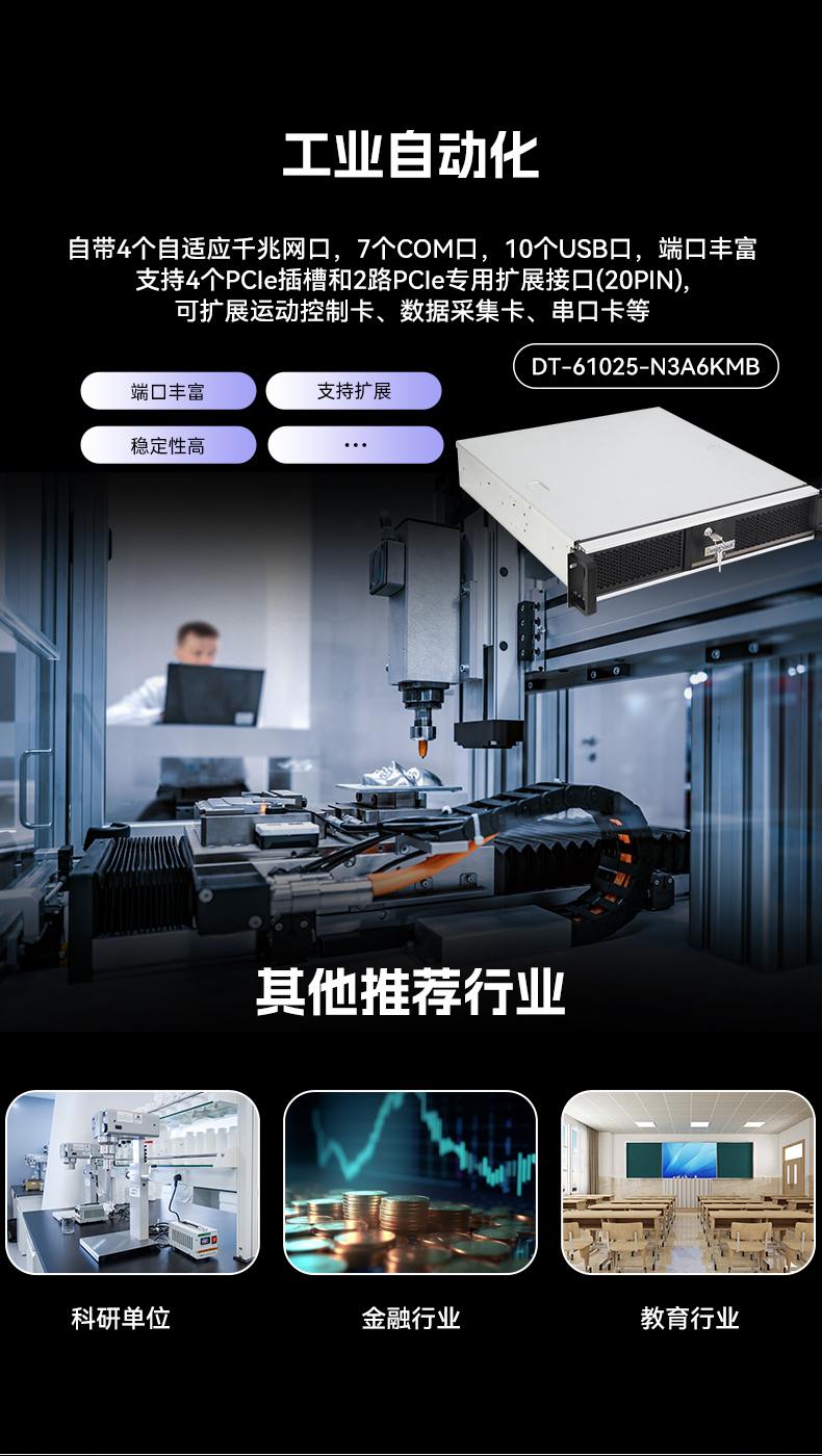 PA真人集团国产龙芯工控机,3A6000四核八线程工业主机,DT-61025-N3A6KMB.jpg