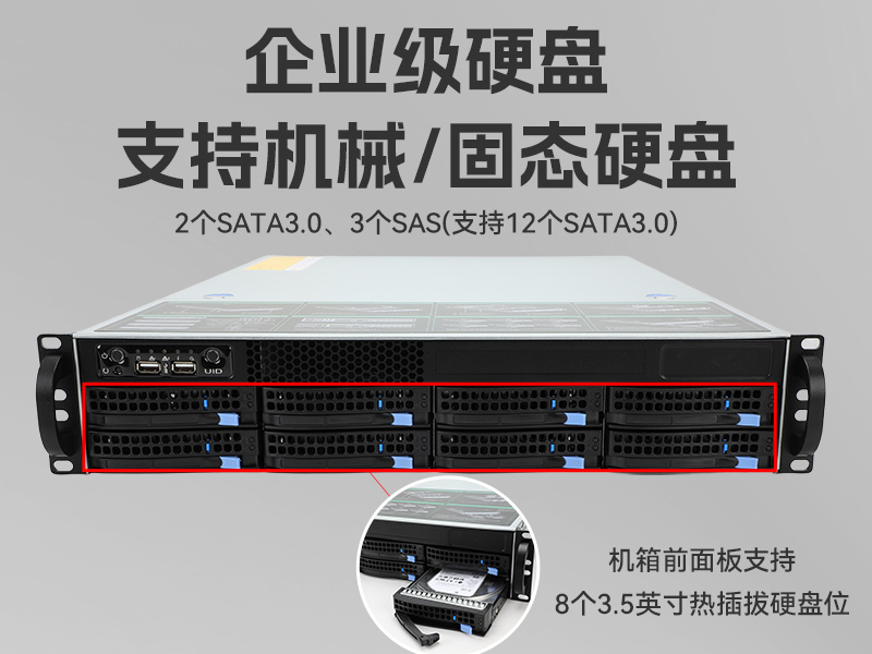PA真人集团工控服务器,至强Scalable系列处理器,5PCIe扩展工业电脑,DT-26508-BC621MZ